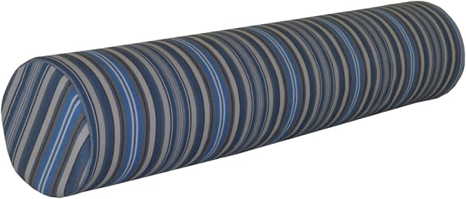 Furniture Barn USA 7" x 36" Bolster Pillow, Blue Stripe