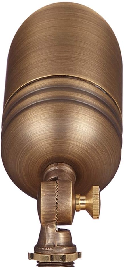 VOLT 20-Pack 12V Fat Boy Bronze Outdoor Spotlight & 5W 3000K MR16 LED Bulb | Solid Brass, 400 Lumens of Modern White Light, Low Voltage, Ideal for Uplighting of Yard, Garden, Trees & House