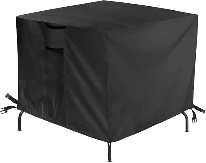 Outdoor Square Table Cover 52Inch,Waterproof Patio Square Furniture Covers,Heavy Duty Outside Squares Furniture Cover - 52 x 52 x 42 Inch