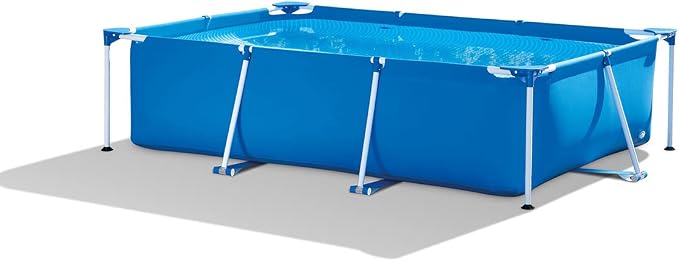 Rectangular Frame Above Ground Swimming Pool with Filter Pump - 8.5' x 5.25'