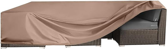 Patio Furniture Cover Waterproof Outdoor Furniture Covers Heavy Duty Outdoor Sectional Sofa Set Cover Dining Table and Chairs Set Covers Water Resistant Large 110" L x 83" W x 28" H