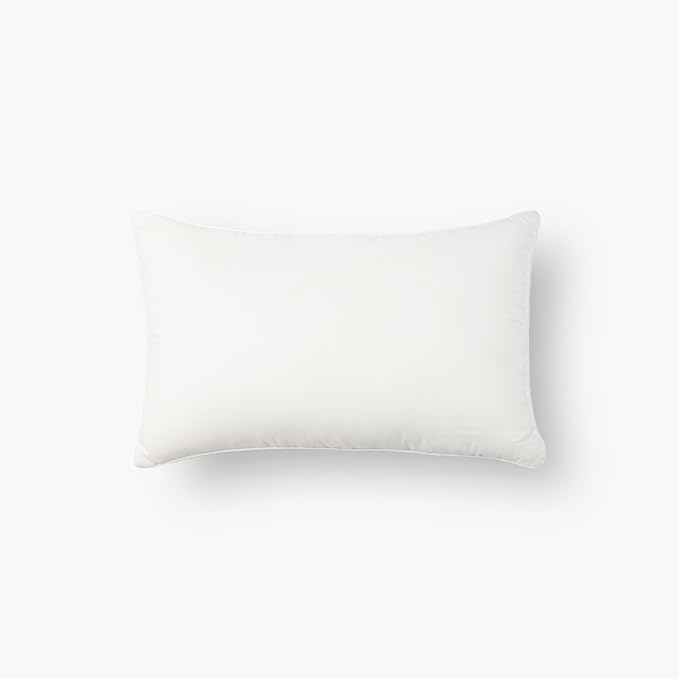 Crumbs Home Lumbar Pillow Insert, 13"x21" (for Cover Size 12"x20") Water Repllent Synthetic Down Alternative Sham Stuffer for Indoor Outdoor Use, Karate-Chop Effect