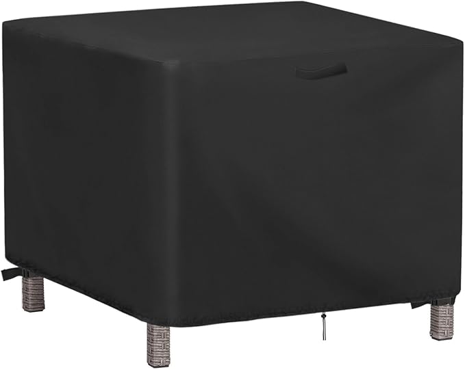 Outdoor Square Coffee Table Cover 44 Inch, Waterproof Patio Table Covers, Heavy Duty Outdoor Furniture Cover - 44 x 44 x 18 Inch