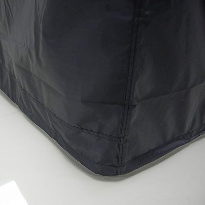 FLR 97in Patio Table Cover Square Black Waterproof Outdoor Dinner Protector Dust-Proof Table Desk Cover Furniture Covers with Storage Bags for Garden Outdoor Indoor Furniture