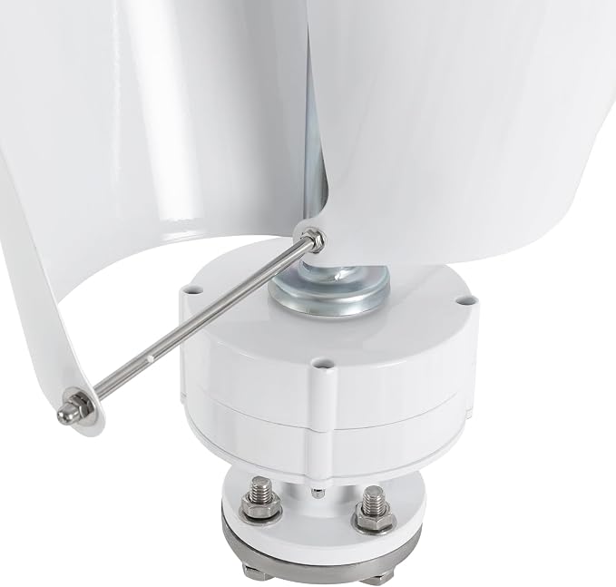 Vertical Axis Wind Turbine Generator Spiral Design with Controller Low Noise Less Than 62dB Permanent Magnet for Home Boat Cabin Street Light Off Grid System