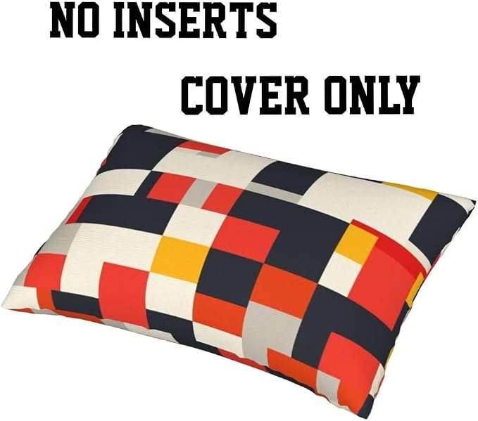 Outdoor Pillows Waterproof Set of 2 Outdoor Pillow Covers 16x24 Inch, Modern Throw Pillows Vintage Pillow Covers, Garden Decorative Pillows Outdoor Pillows for Patio Furniture Car Home Decor -hs447