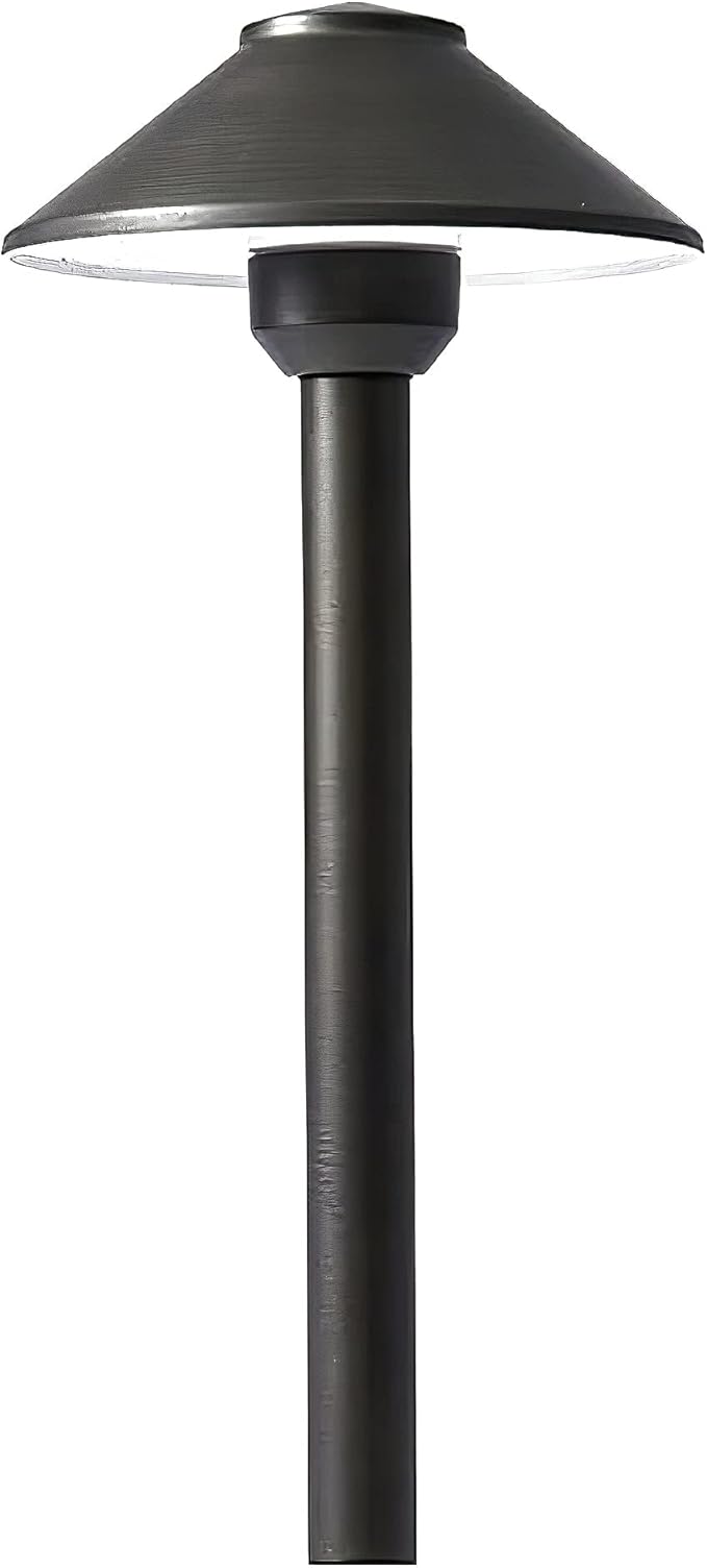 PRO-Trade Outdoor Pathway Lights - Premium Outdoor Landscaping Lighting for Paths, Driveways, Grounds, and Landscapes - Waterproof, Weatherproof, Wired Cast Brass LED Area Lights (Antique Bronze)