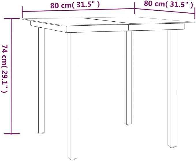 3 Piece Patio Dining Set with Cushions Black Poly Rattan Outdoor Table and Chairs for Garden Backyard Deck Tempered Glass Top UV Proof Weather Resistant
