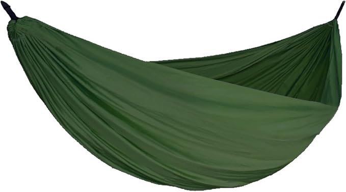 Hammocks, Beach Hammock Travel for Camp Double Single Person Hangable On Trees Bed,for Outside(Army Green)