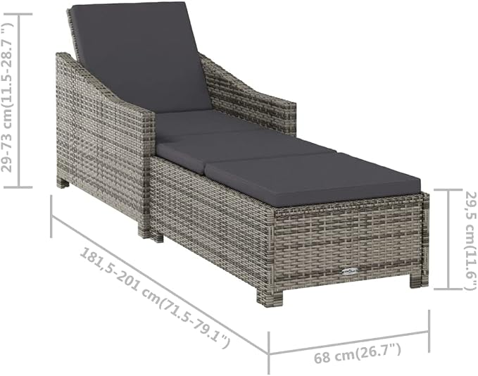 7 Piece Patio Dining Set with Cushions Black Outdoor Rattan Furniture Table and 6 Chairs for Garden Backyard Porch Entertaining