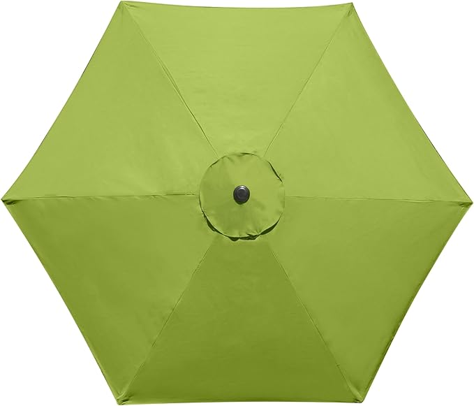 9 Feet Patio Umbrella Replacement Canopy for 6 Ribs, Market Umbrella Top, Yard Table Umbrella Top Cover,Universal Strong and Thick Umbrella Canopy,Canopy Only