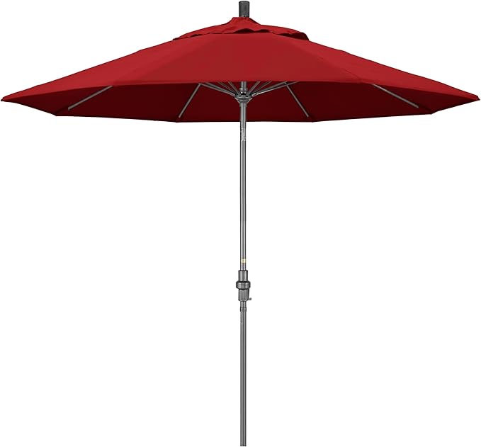 California Umbrella Crank Lift, Collar Tilt, Aluminum Pole