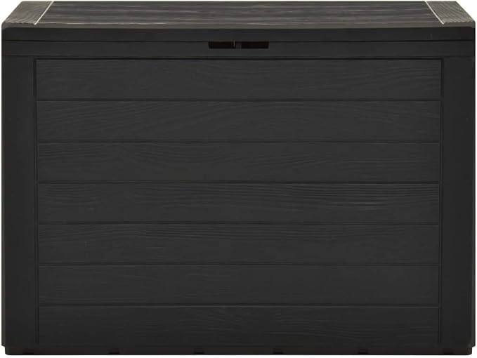 Deck Box Large Outdoor Storage for Patio Furniture, PP Garden Tools, Pool Supplies,Outdoor Backyard Patio Storage Deck Box Container, Anthracite 38.7"x17.3"x21.7"
