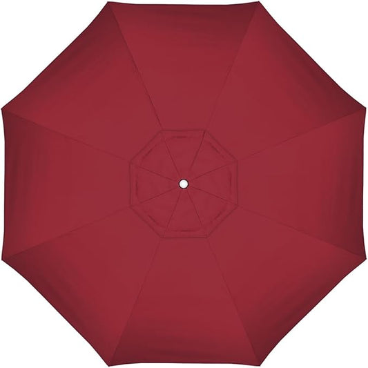 California Umbrella Replacement Canopy Cover in Pacifica Red Umbrella, 11' Round
