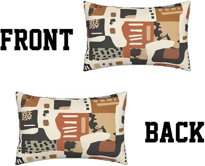 Outdoor Pillows Waterproof Set of 2 Outdoor Pillow Covers 16x32 Inch, Vintage Throw Pillows Nordic Pillow Covers, Garden Decorative Pillows Outdoor Pillows for Patio Furniture Car Home Decor -hs306