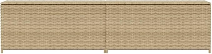 Large Garden Storage Box Outdoor 469 Cubic Feet Rectangular Deck Box with Gas Spring Lid for Patio Furniture and Gardening Tools