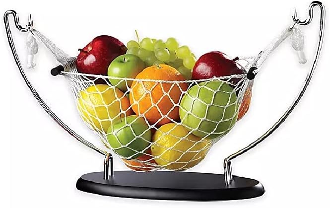 Prodyne Bravada Fruit & Veggie Hammock, One Size, Black