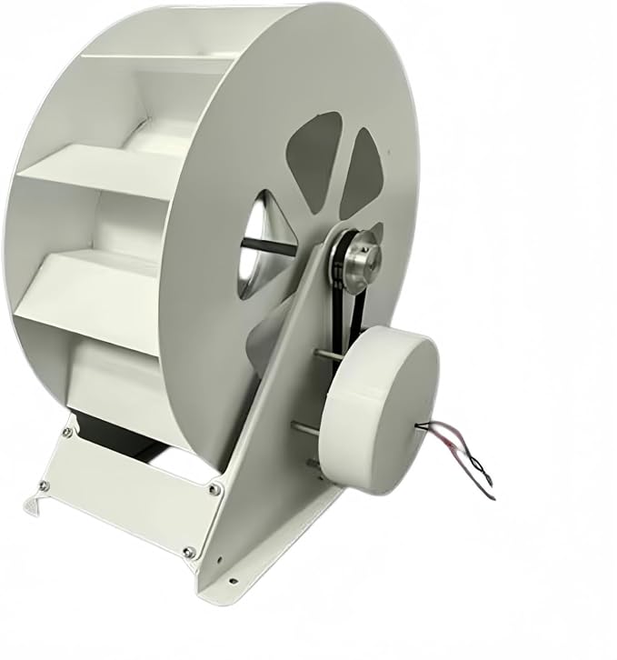 50W/100W Water Wheel Generator - Durable Steel Hydro Turbine With 3:1 Torque Pulley - 1V-35V Charging For Outdoor Garden & Off-Grid(50W)