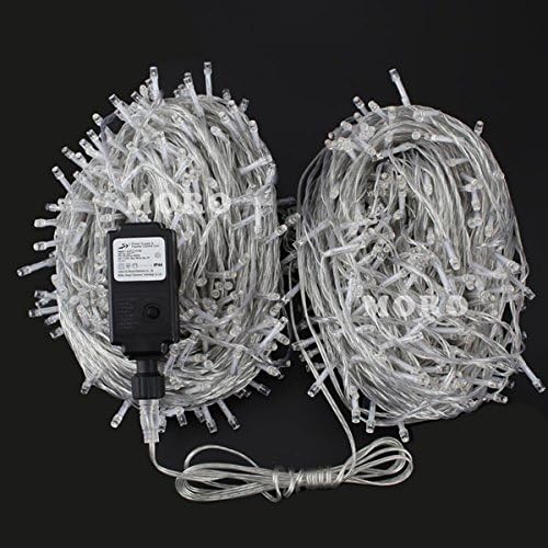 ZOIC 500 LED Christmas Fairy String Lights for Wedding Party Patio Holiday Decoration 100 Meters (328 feet) 8 Modes Memory Function 29V (Multi-Color)