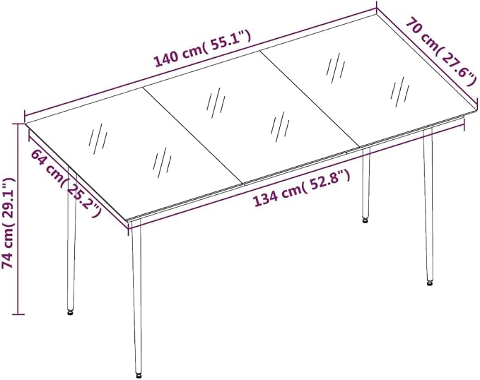 5 Piece Patio Dining Set with Cushions, White Poly Rattan and Black Glass Outdoor Table and Chairs Set for Garden, Backyard, Porch, Weather Resistant, Easy Assembly