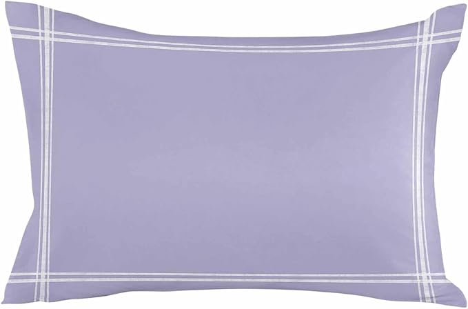 Outdoor Waterproof Throw Pillows Light Purple Solid Color Patio Pillows,Decorative Pillow Covers with Insert,Pillow Cushion Case for Garden Couch Sofa Minimalist Style