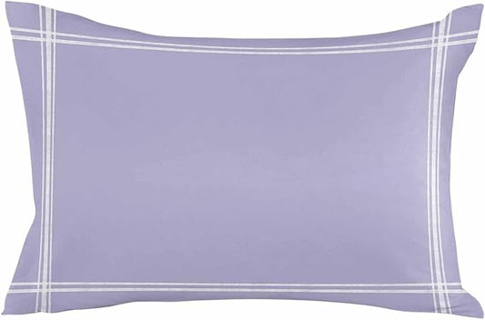 Outdoor Waterproof Throw Pillows Light Purple Solid Color Patio Pillows,Decorative Pillow Covers with Insert,Pillow Cushion Case for Garden Couch Sofa Minimalist Style