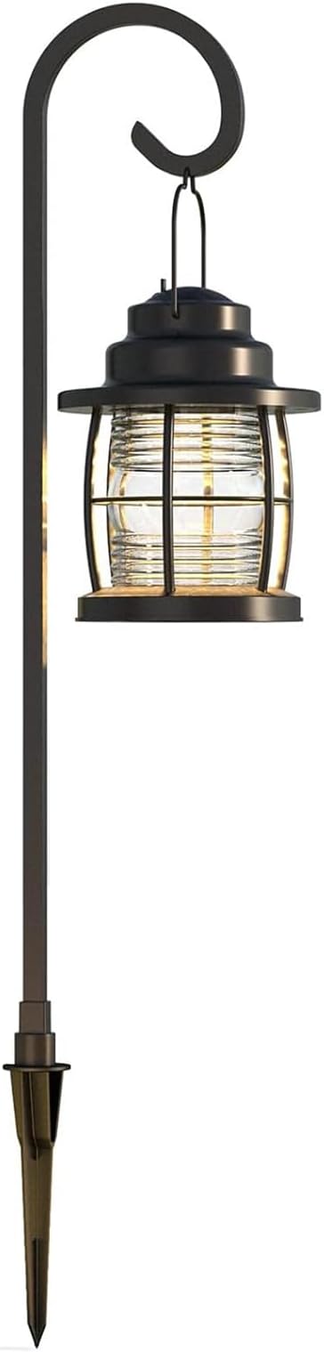 Malibu C LED Pathway Lights, 1.1W Low Voltage Landscape Lighting Outdoor Harbor Collection 32 Lumen Dual Use Lights with Shepherd Hooks for Driveway, Yard, Garden, and Lawn 8422-4110-01