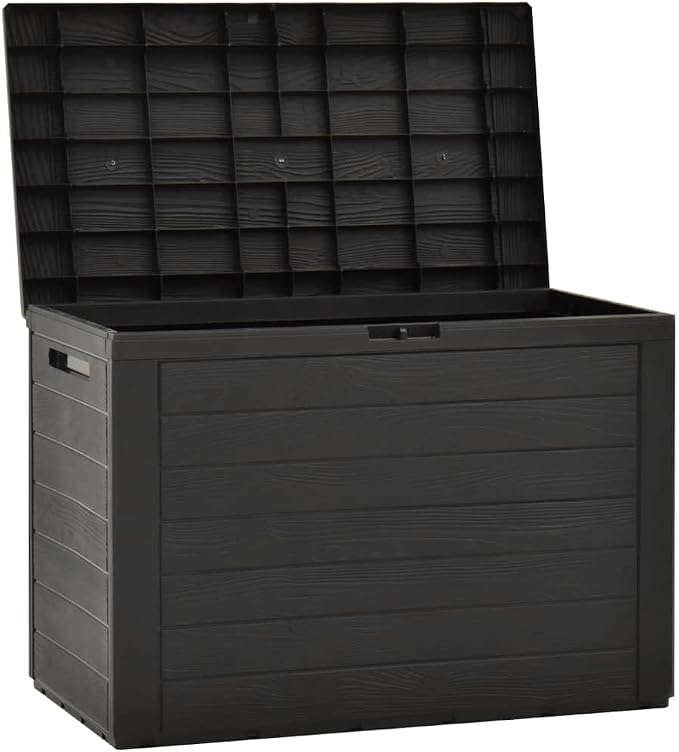 Patio Storage Box, Deck Box Delivery Boxes For Outside Outdoor Storage Box Outdoor Storage Bench Outdoor Furniture Suitable For Gardens Patios Backyard Pool Anthracite 38.7"x17.3"x21.7"