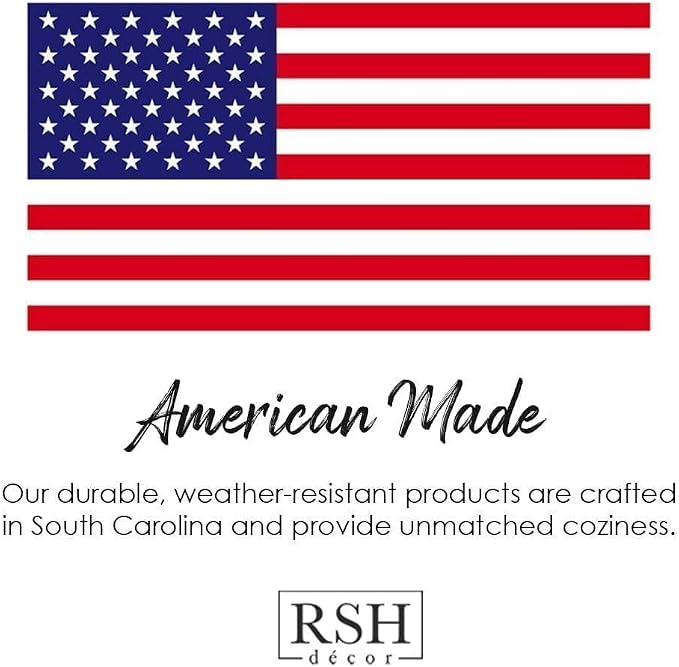 RSH DECOR Couch Pillows for Living Room Set of 2 | Black and White Striped Lumbar Decorative Accent Pillows 12x20 | Outdoor Patio Furniture Throw Pillows | Water-Resistant - Made in USA
