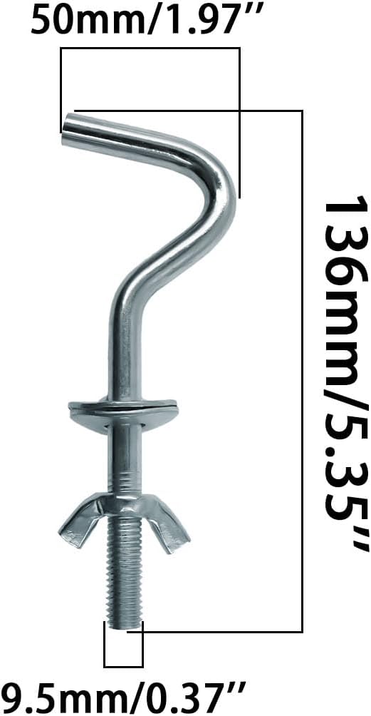 Heavy Duty Replacement Hooks Holding Hammock Replacement Parts Hardware 2 Pack