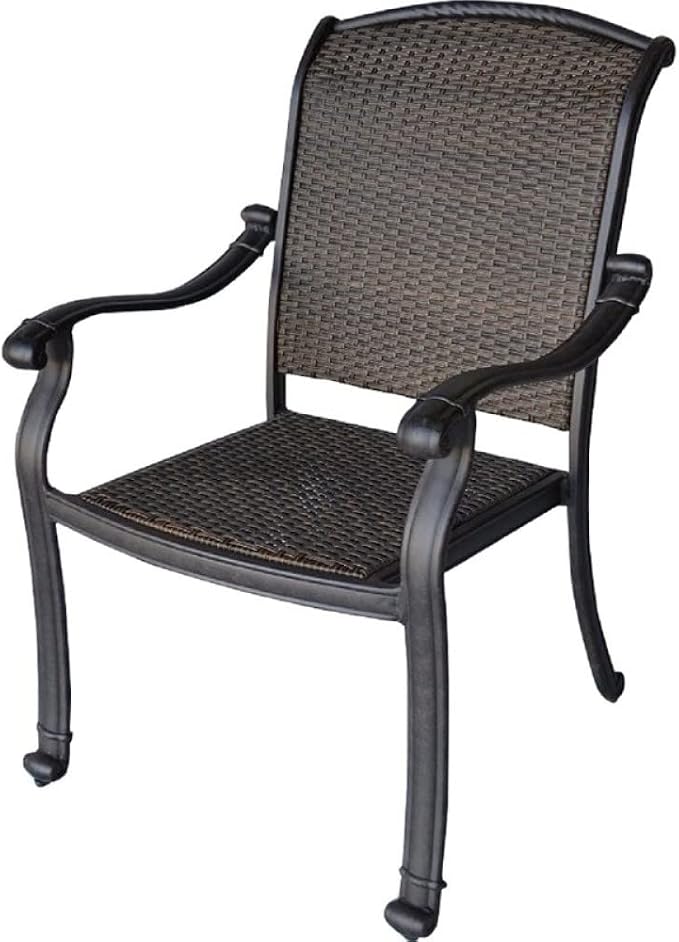 Santa Clara Outdoor Cast Aluminum Powder Coated 11-Piece Dining Set with Extendable 48X132 Table (with 10 Regular Chairs)