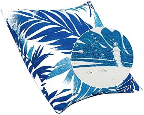 JMGBird Outside Pillows Outdoor Pillow Covers with Inserts Included