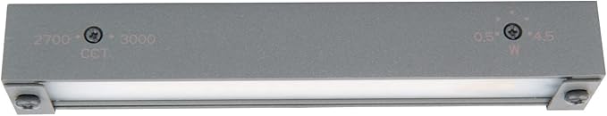 WAC Landscape Lighting, Hardscape 6in LED 12V Strip Light with Quick Release and 2-CCT 2700K-3000K in Graphite