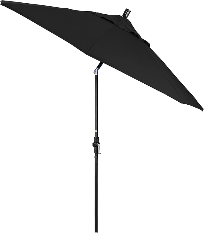 California Umbrella 9' Round Aluminum Pole Fiberglass Rib Market Umbrella
