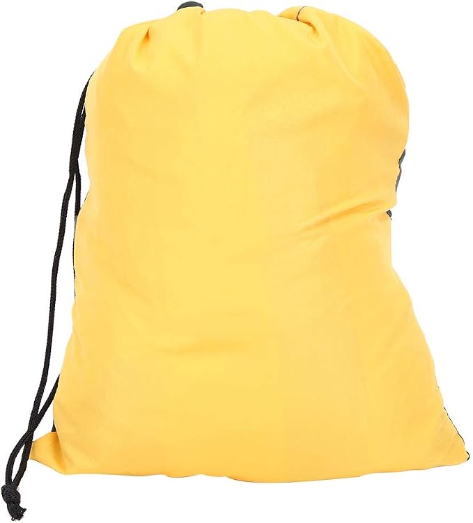 Breathable Hanging Chair Bed, 260x140cm Dual Use Portable Hammock Swing, Garden Hammock with Steel Buckle for Camping Courtyard Corridor Outdoor (Yellow Gray)