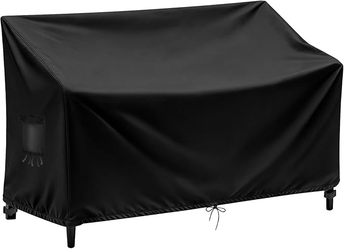 Outdoor Couch Cover Waterproof, Outdoor Sofa/Loveseat/Patio Furniture Cover - 104"W x 40"D x 35"H