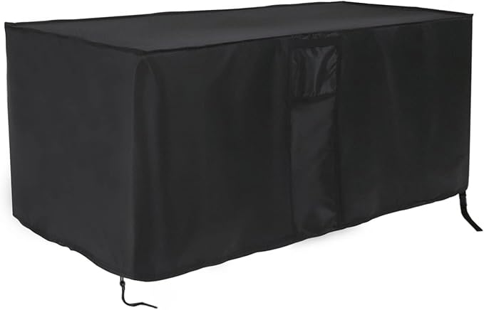 Patio Deck Box Cover 120 Gallon,Outdoor Storage Deck Boxes, Waterproof Outdoor Storage Box Cover Furniture Covers - 56 x 27 x 23 Inch