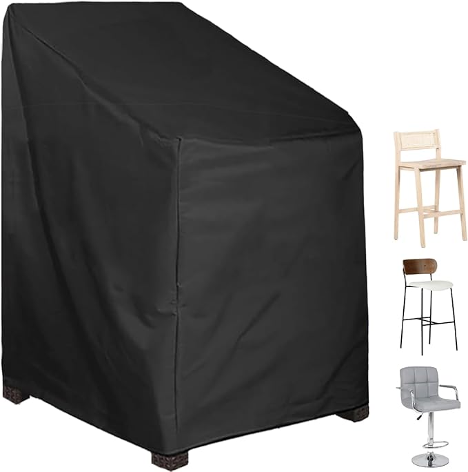 36x30x52 UV-proof Waterproof Furniture Patio Cover 36D x 30W x 52H breathable dust proof sofa table chair storage bar high chair color black sectional armless 36 inches 30 inches 52 inches
