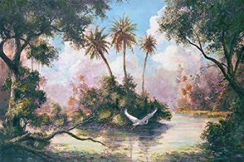 Posterazzi Glades Hammock Poster Print by Art Fronckowiak, (12 x 18)
