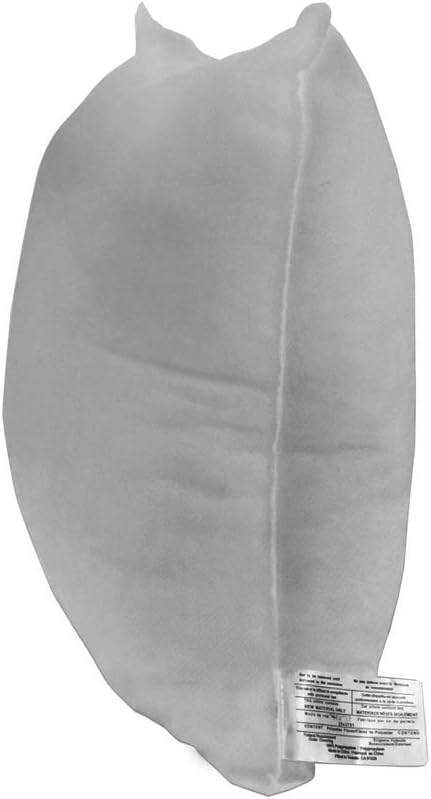 Hometex Canada Pillow Insert 22" x 22" Indoor Outdoor Polyester Filled Standard Cover (6 Pack)
