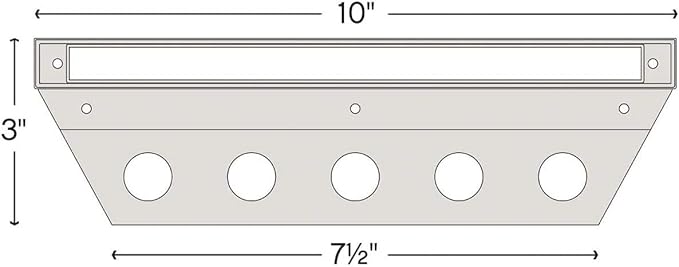 Hinkley Landscape Lighting Nuvi 15448TT Large Hardscape Light, Vinyl Alloy, Low-Profile Housing, Mounting Bracket, Dimmable, Titanium