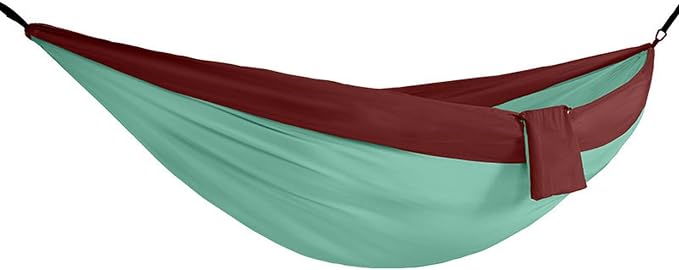 YSUEFIJO Foldable Outdoor Hammock, Travel Hammock for Camping and Relaxing, Hanging Hammock Convenient and Comfortable, Perfect for Garden Or Hiking Trips, Supports 300kg