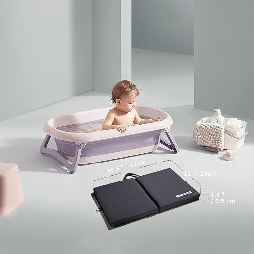 Bath Kneeler Pad for Women & Men - Baby Bath Kneeler, Garden Kneeling Pads, Yoga Knee Cushion (Gray)