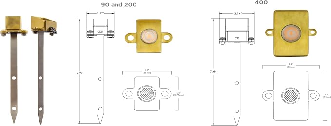 SPW Brilliance MINI-BEAM-2700-200 LED Light Fixture 3W 2700K 30° Dimmable MINIBEAM2700200, Brass