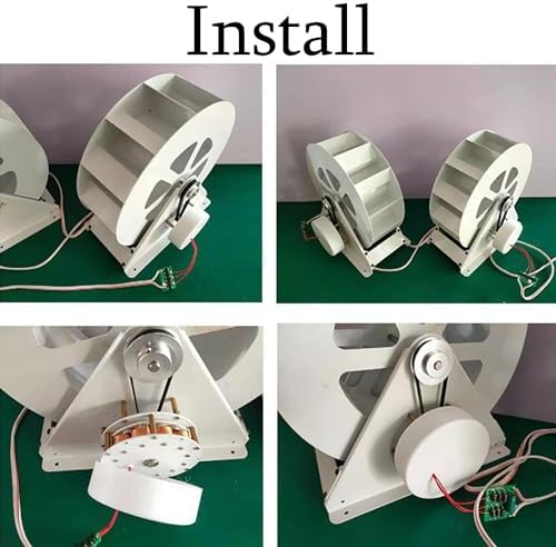 Micro Hydro Generator Low Flow Water Turbine 1-35V DC Portable Hydraulic Power System for Outdoor Camping Battery Charging Silent Belt Drive Eco Friendly Energy Solution Compact Design