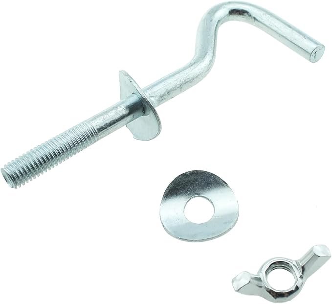 TAODAN 2PCS Heavy Duty Replacement Hook Hammock Accessory Metal Hook Galvanised Iron Hammock Hook Suitable for Indoor and Outdoor Hammocks
