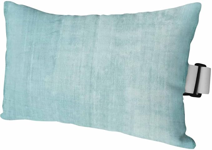 Outdoor Lumbar Pillow 11x16 Inch, Vintage Teal Waterproof Throw Pillow Covers with Insert, Modern Abstract Retro Art Decorative Chair Cushions for Patio Garden Recliner