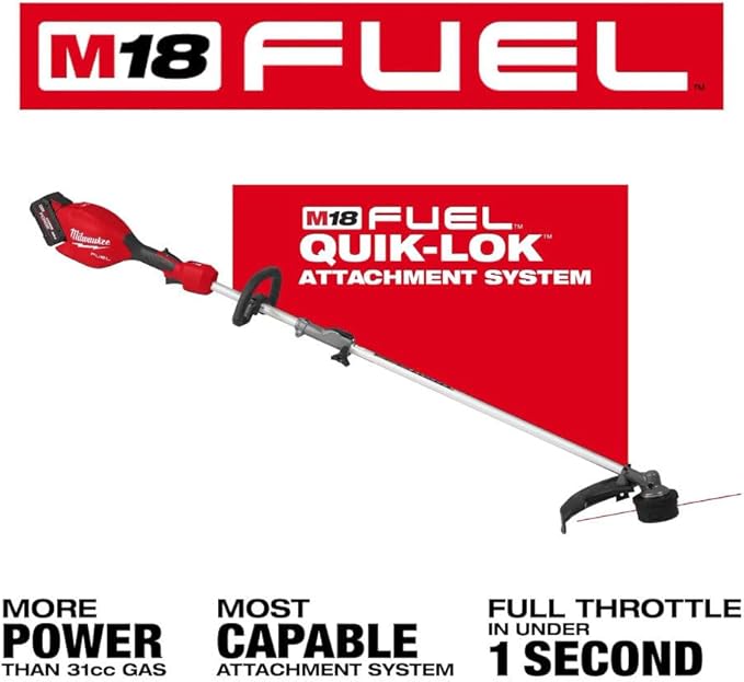 A for M18 Fuel String Trimmer Kit and Brush Cutter Attachment Bundle + TPT Premium cart tecforeman