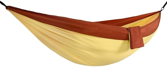 YSUEFIJO Foldable Outdoor Hammock, Travel Hammock for Camping and Relaxing, Hanging Hammock Convenient and Comfortable, Perfect for Garden Or Hiking Trips, Supports 300kg