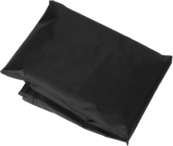 Outdoor Storage Box Cover, Waterproof Foldable Patio Storage Box Cover Sturdy for Protecting Large Deck Box(Black)